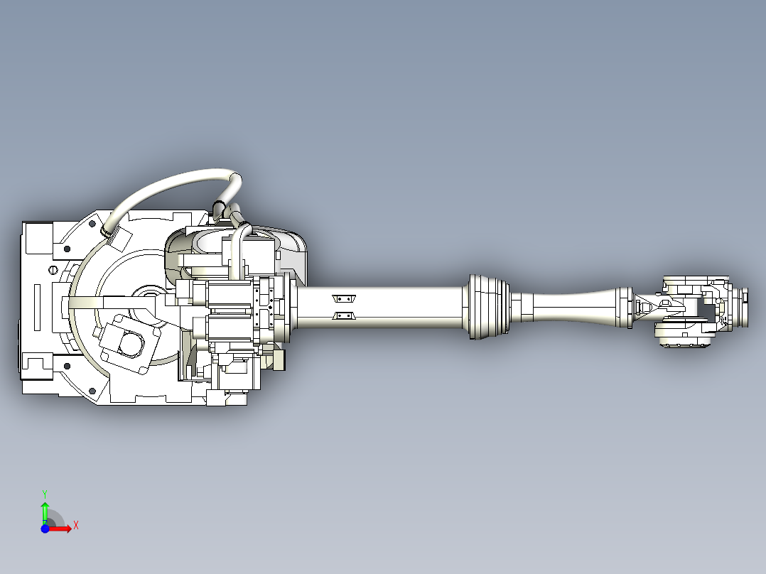 那智机器人nachi sra120el 120kg 6axis industrial robot前视图