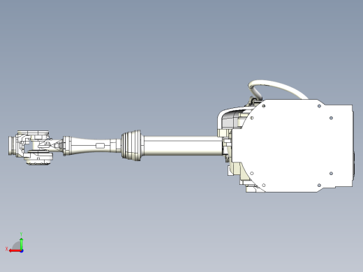 那智机器人nachi sra120el 120kg 6axis industrial robot后视缩略图