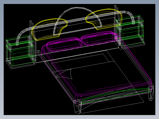 室内家具及植物三维模型二-CA052
