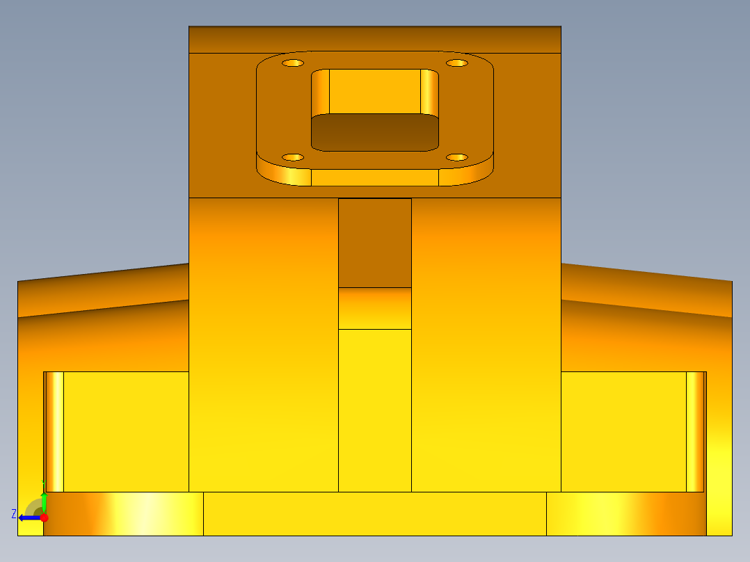 减速器机盖右视图