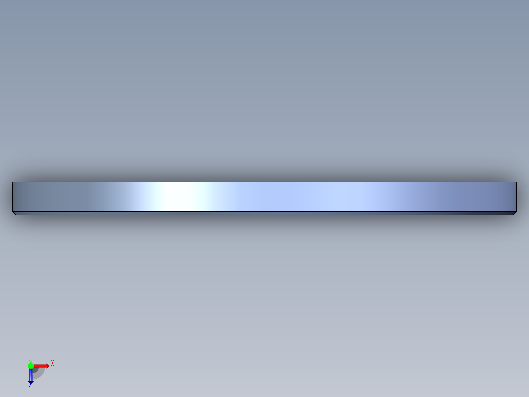 基于proe的减速器的立体设计俯视图