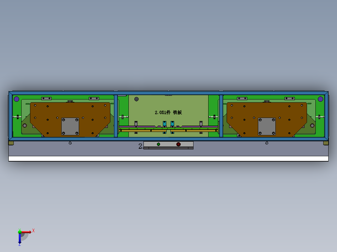 02月-汽车密封条盖前条唇边冲切机sw18可编辑俯视图