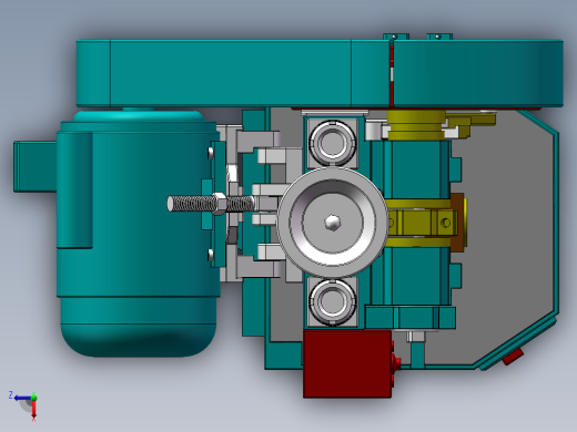 小金龟冲床3D图纸俯视缩略图