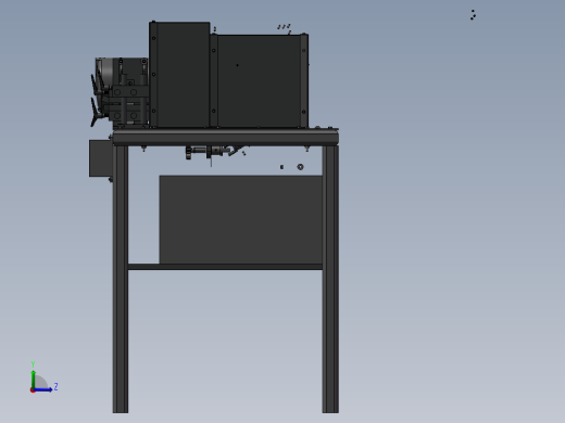 567特制CNC铣床左视缩略图