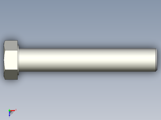 螺钉-DIN_931-M22x2.5x130_32.stp俯视缩略图