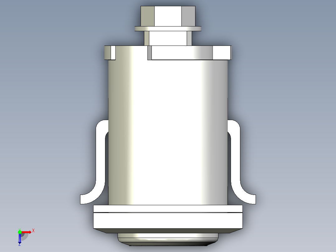 防水平面把手(C)5571-3D多系列多零件图纸模型俯视图