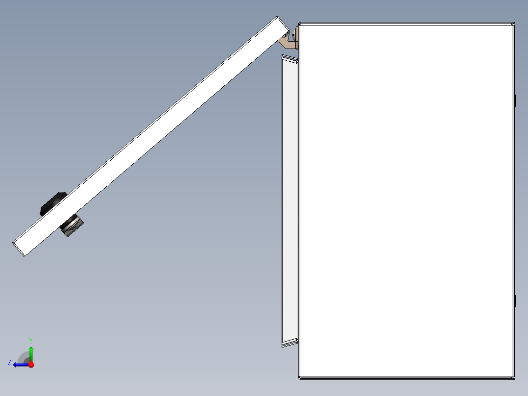 电器柜 电控柜 (105) 机械设计素材右视图