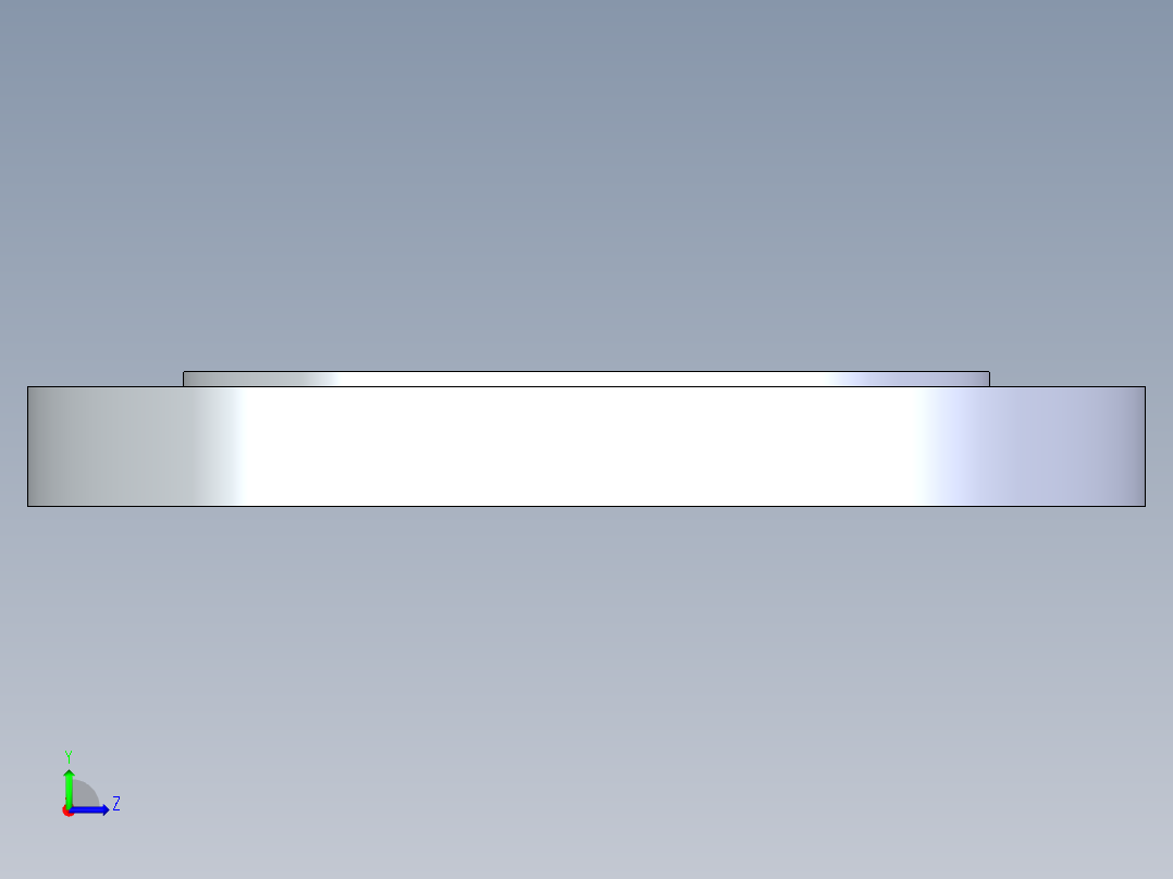 CPVC管件25-Sch80_Blind Flange_9853-080_8in左视图