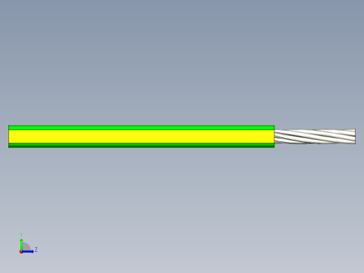 单芯电缆左视缩略图