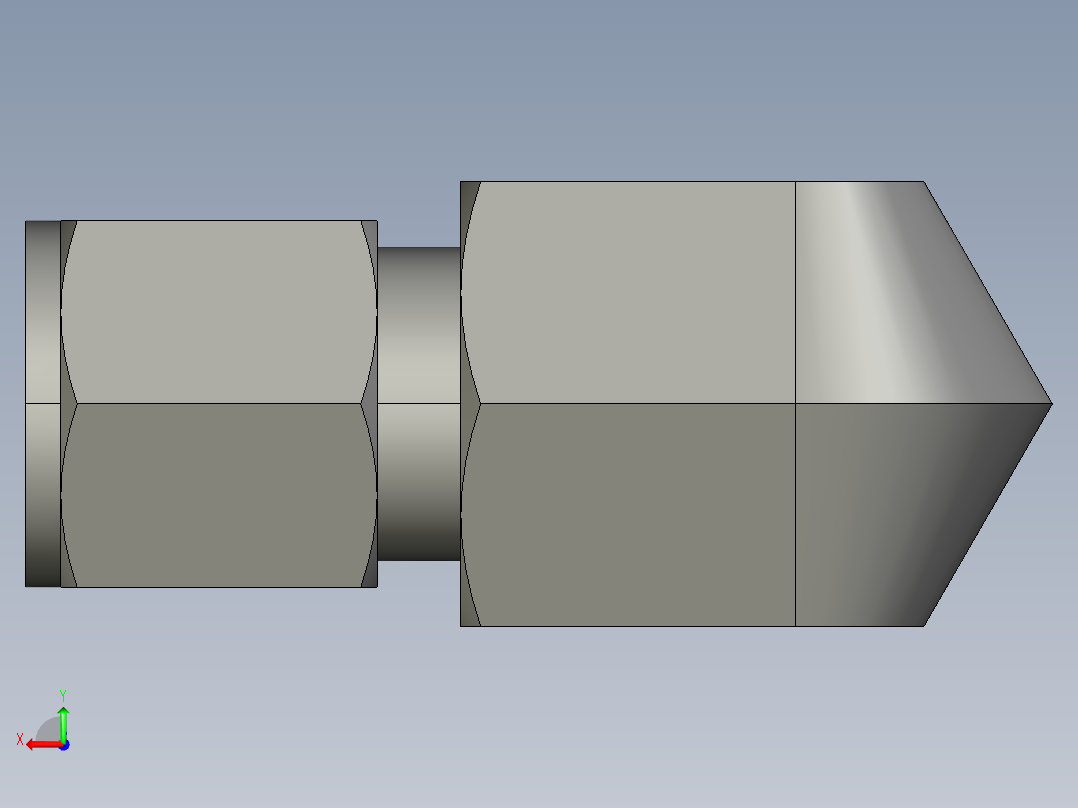 卡套式工业通用硬管接头8-8_dbu-s后视图