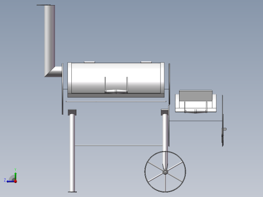 烧烤架右视缩略图