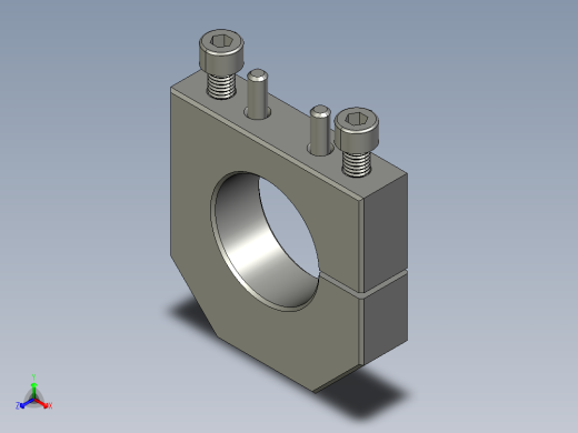 主轴安装直径43毫米正等轴测缩略图