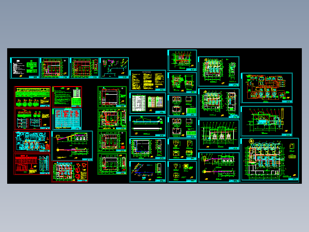 10t锅炉房设备施工全套图34张