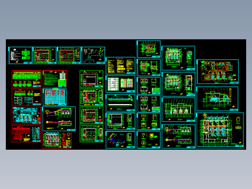 10t锅炉房设备施工全套图34张