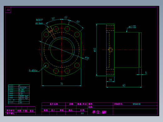 山云日尚SYS滚珠丝杠SFS4010.dwg