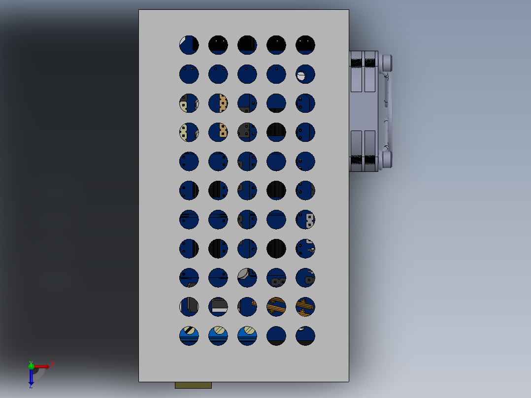 电器柜 电控柜 (112) 机械设计素材俯视图