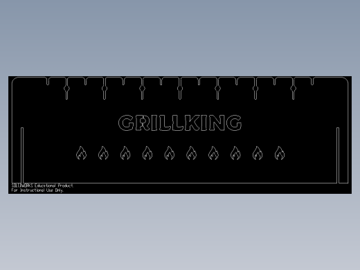 霸气的烧烤架BBQ