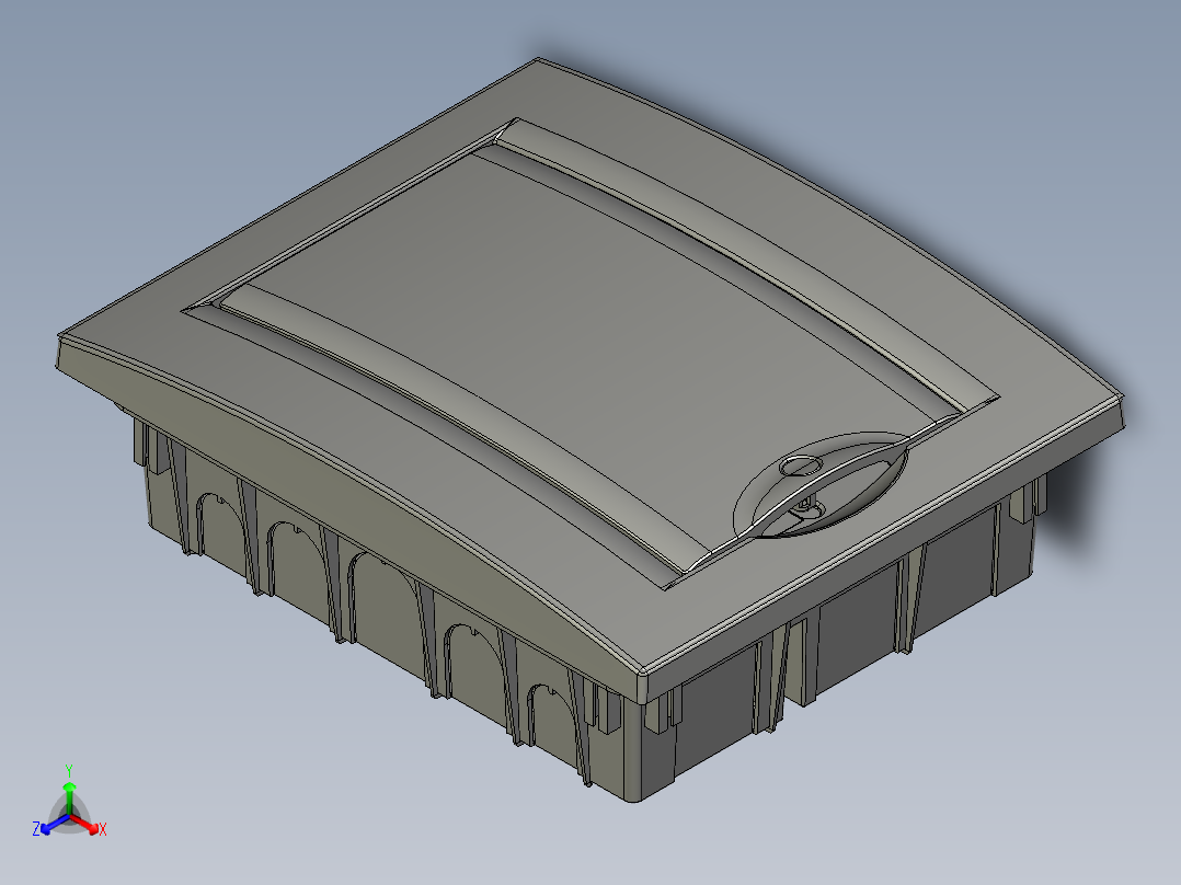 电气柜-81512正等轴测图