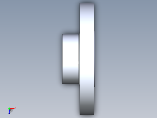 船舶管路系统S22_SeaDrainPLUS_Flange150Solid-S_37E169201_1-1-2in Sea Drain Plus - Flange 150lb Solid - S俯视缩略图