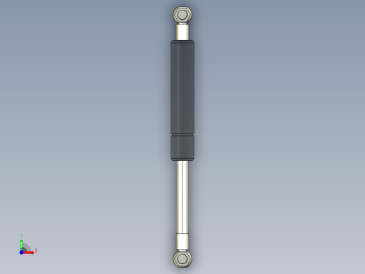 Q气压弹簧B310000036(12KG L195 和尚頭 進口)前视缩略图