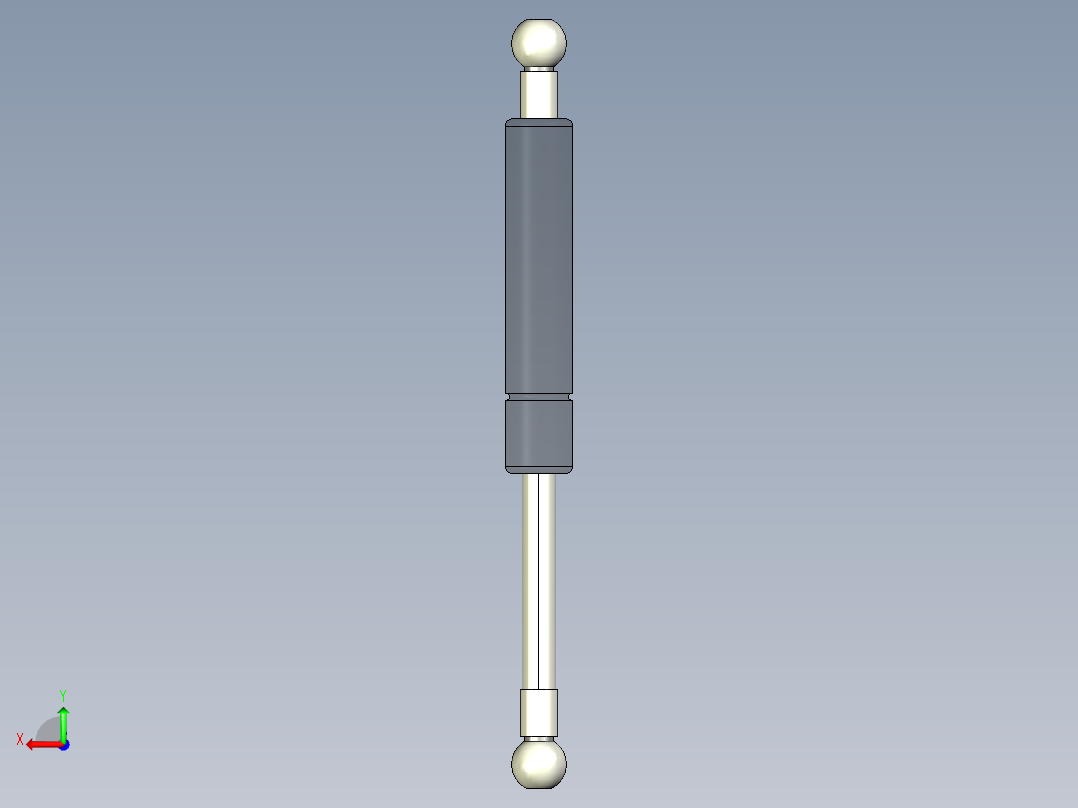Q气压弹簧B310000036(12KG L195 和尚頭 進口)后视图