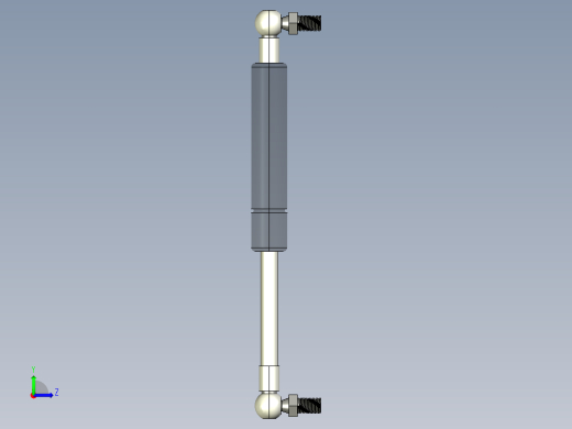 Q气压弹簧B310000036(12KG L195 和尚頭 進口)左视缩略图