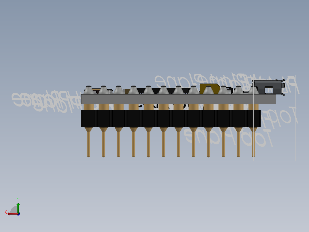 电路板arduino-pro-micro SW STP后视图