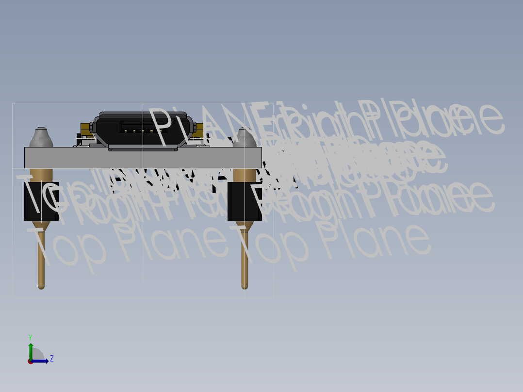 电路板arduino-pro-micro SW STP左视图