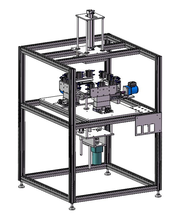 自动丝印设备（sw18可编辑+工程图+Bom)