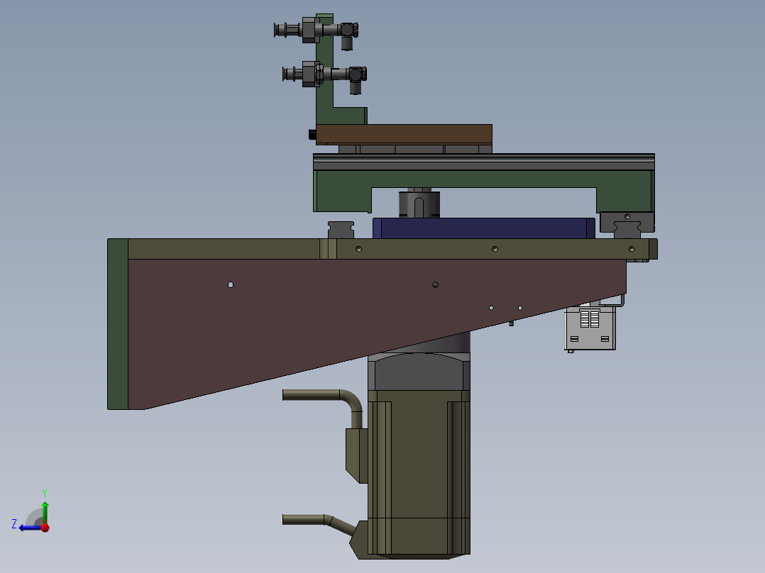 凸轮（ppu）机械手右视图