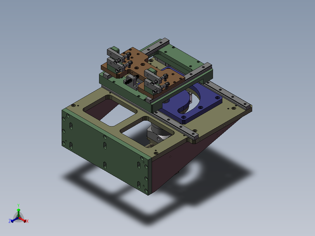 凸轮（ppu）机械手正等轴测图