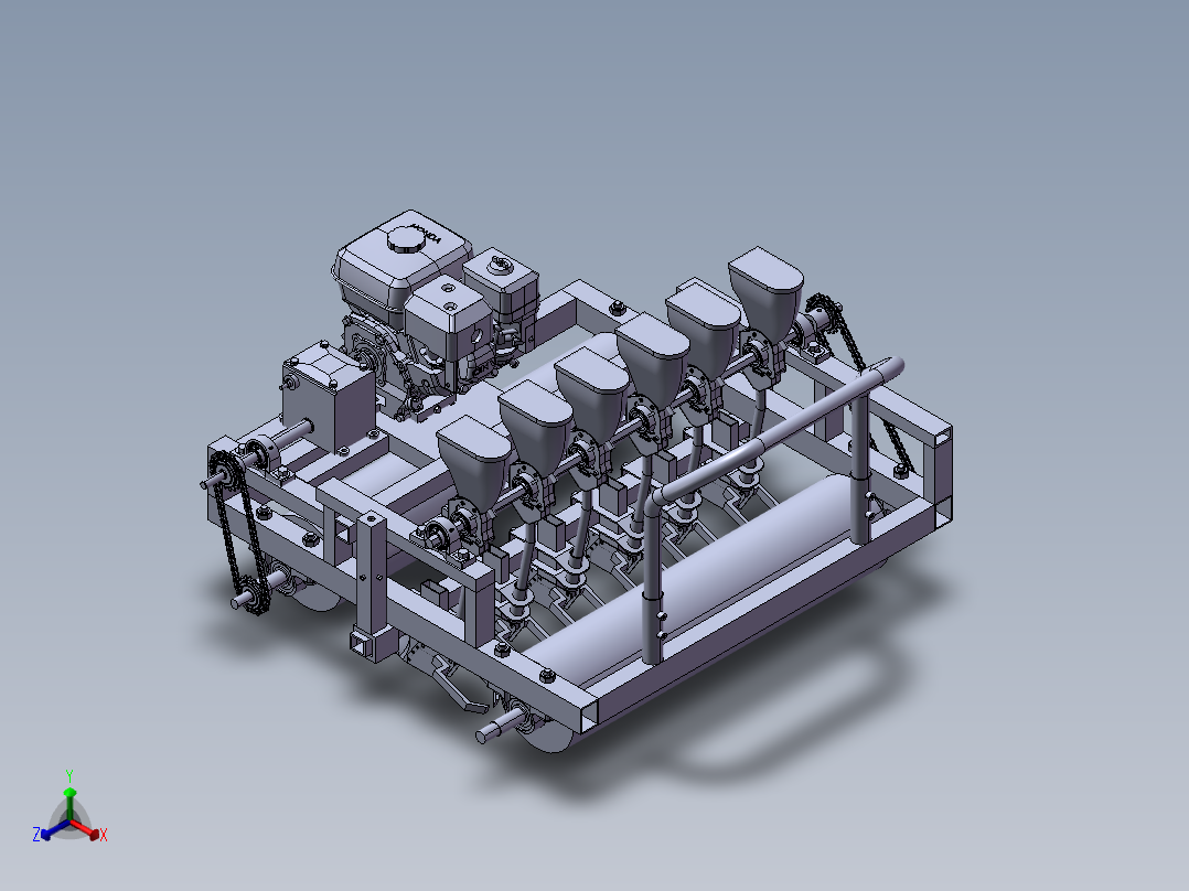 机械臂正等轴测图