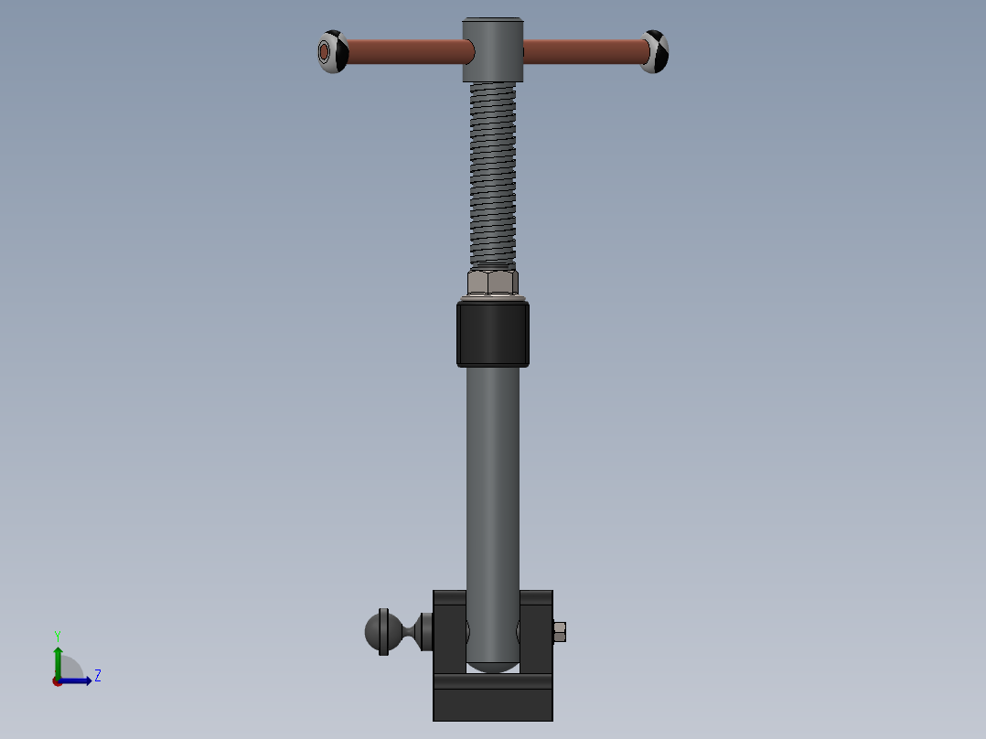 A0002456-管式组件管钳左视图