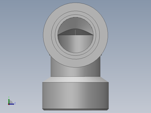 法兰接头、1DFL9-52-20左视缩略图