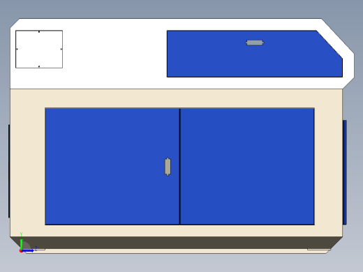 激光切割机外壳左视缩略图