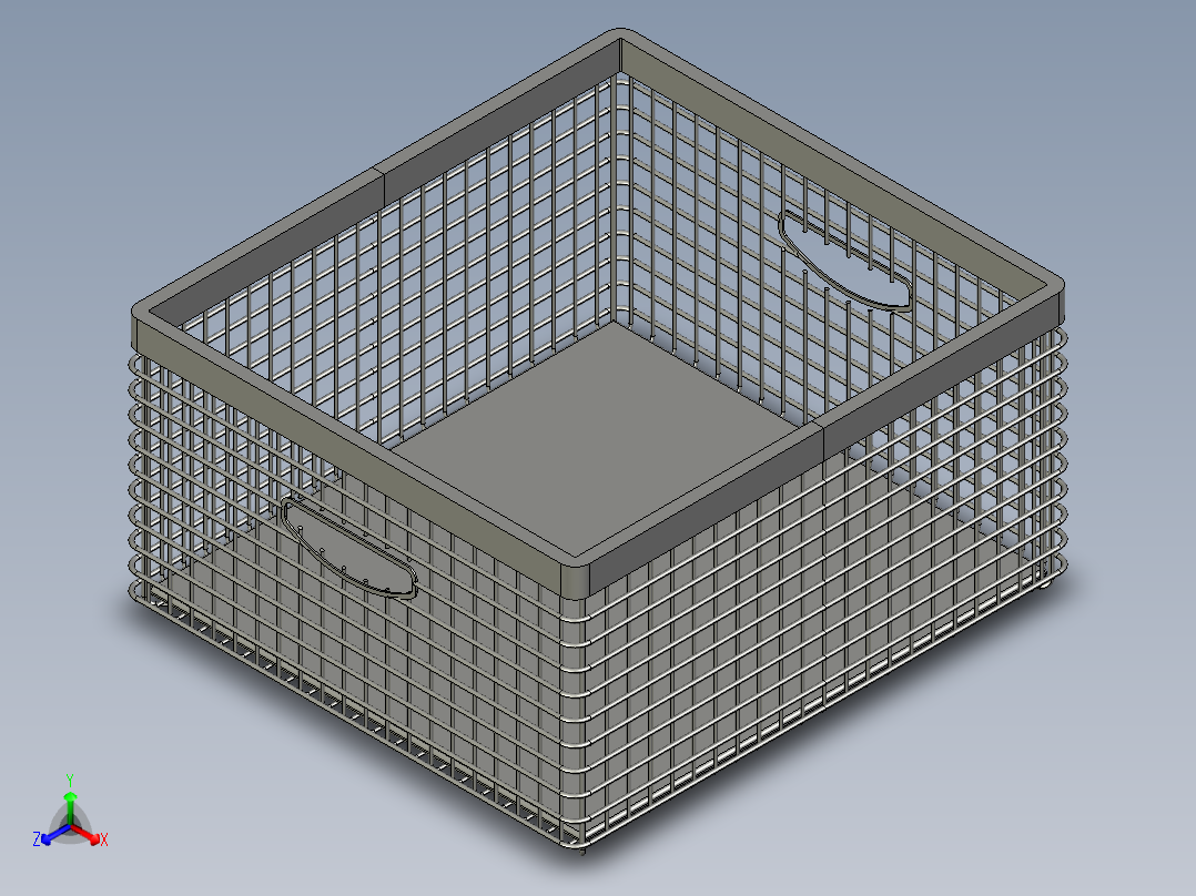 篮子(56)正等轴测图