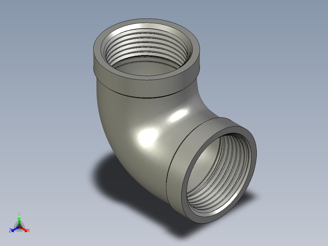 螺纹管弯头-90°等径 DN25