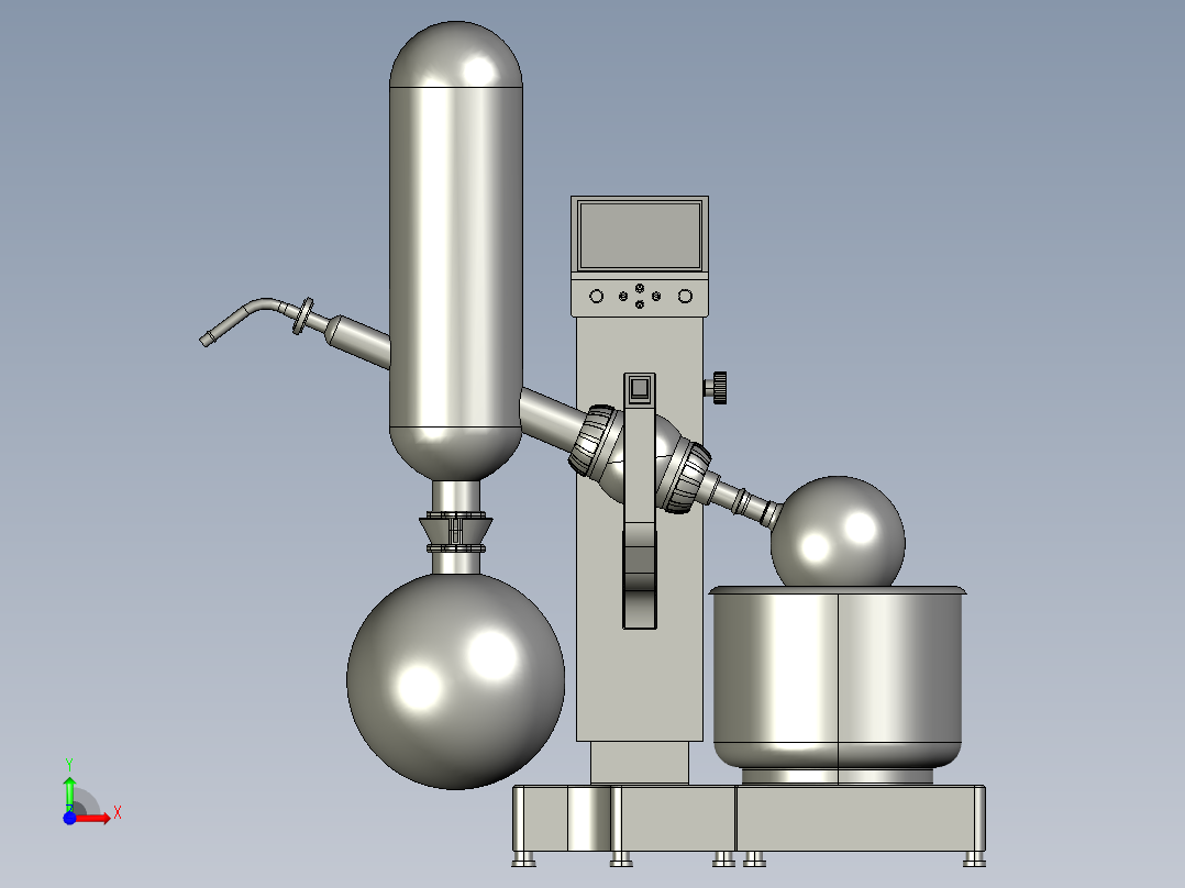 旋转蒸发仪前视图