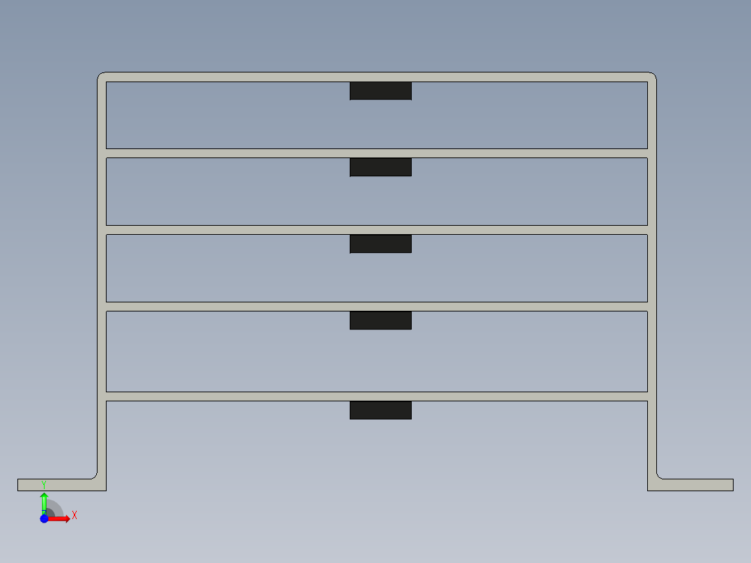 硬盘-固态硬盘-机架-2-5-17前视图