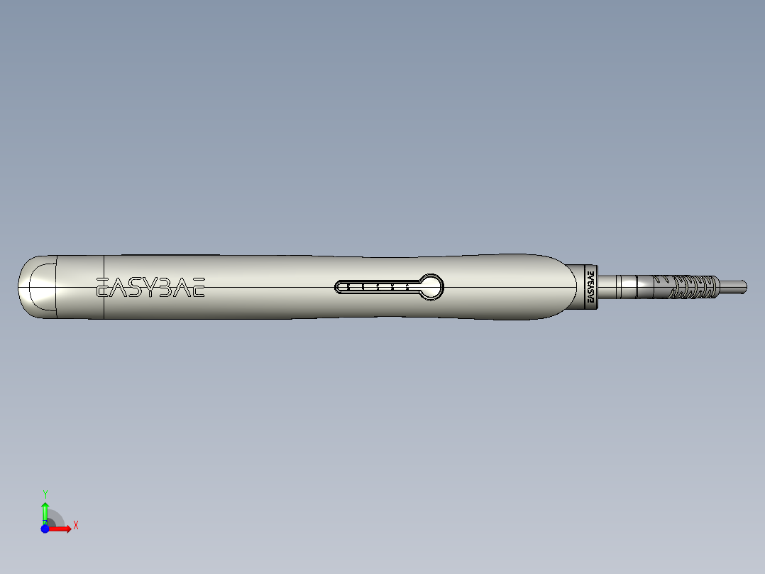 直板夹卷发棒前视图