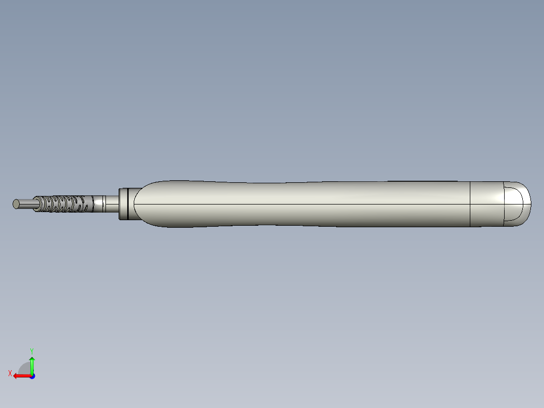 直板夹卷发棒后视图