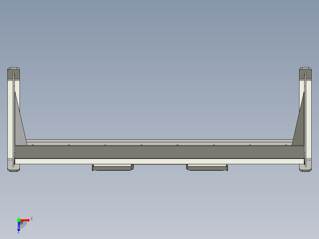 推雪机 8&amp;#39;俯视图
