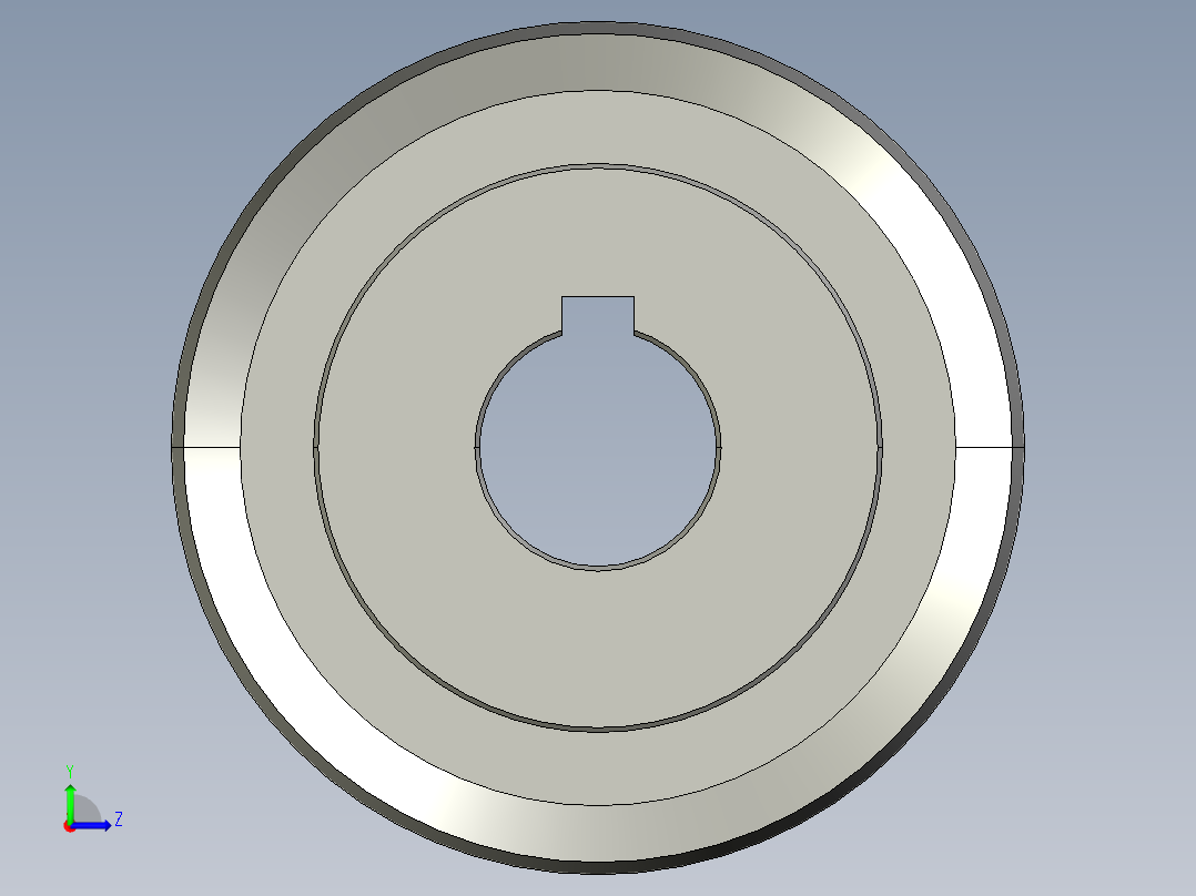 同步带轮ATP19XL050-A-N12左视图