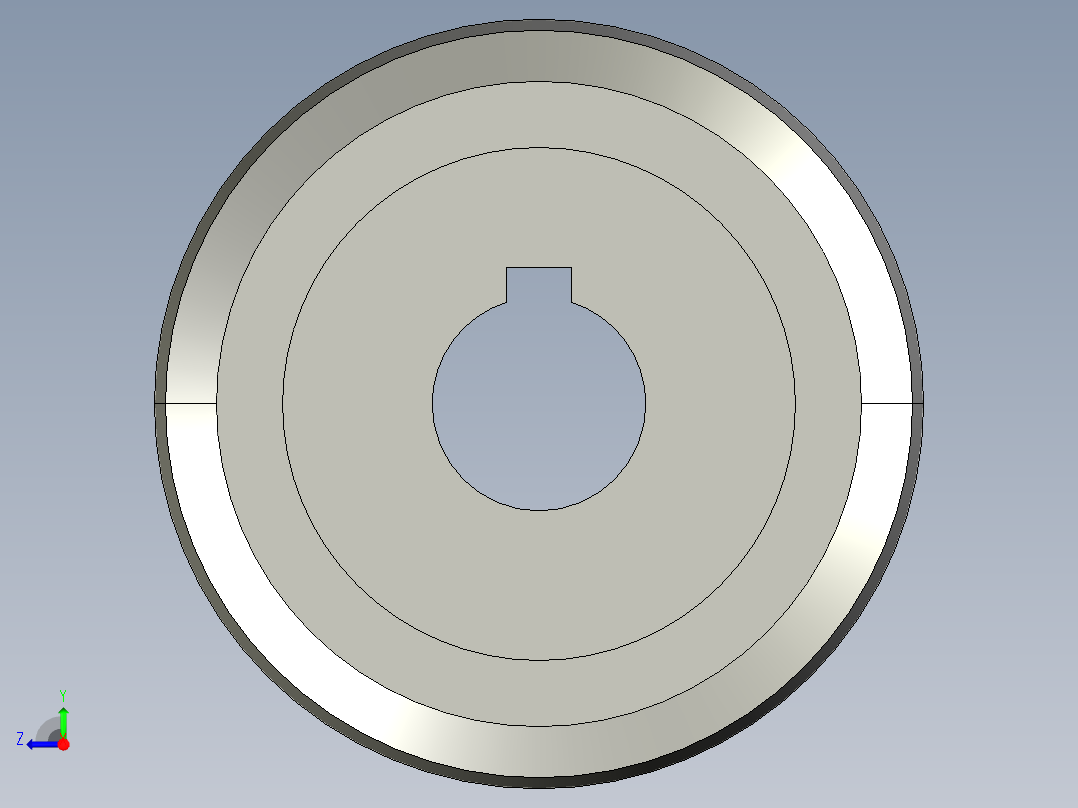同步带轮ATP19XL050-A-N12右视图