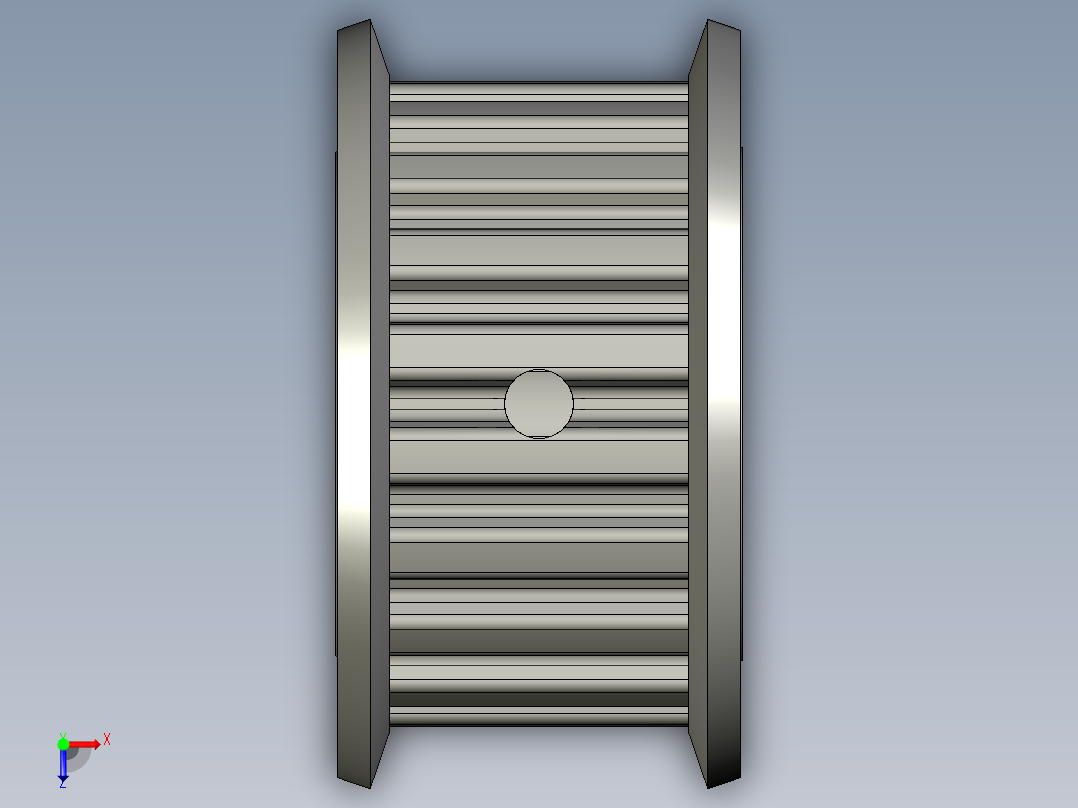 同步带轮ATP19XL050-A-N12俯视图
