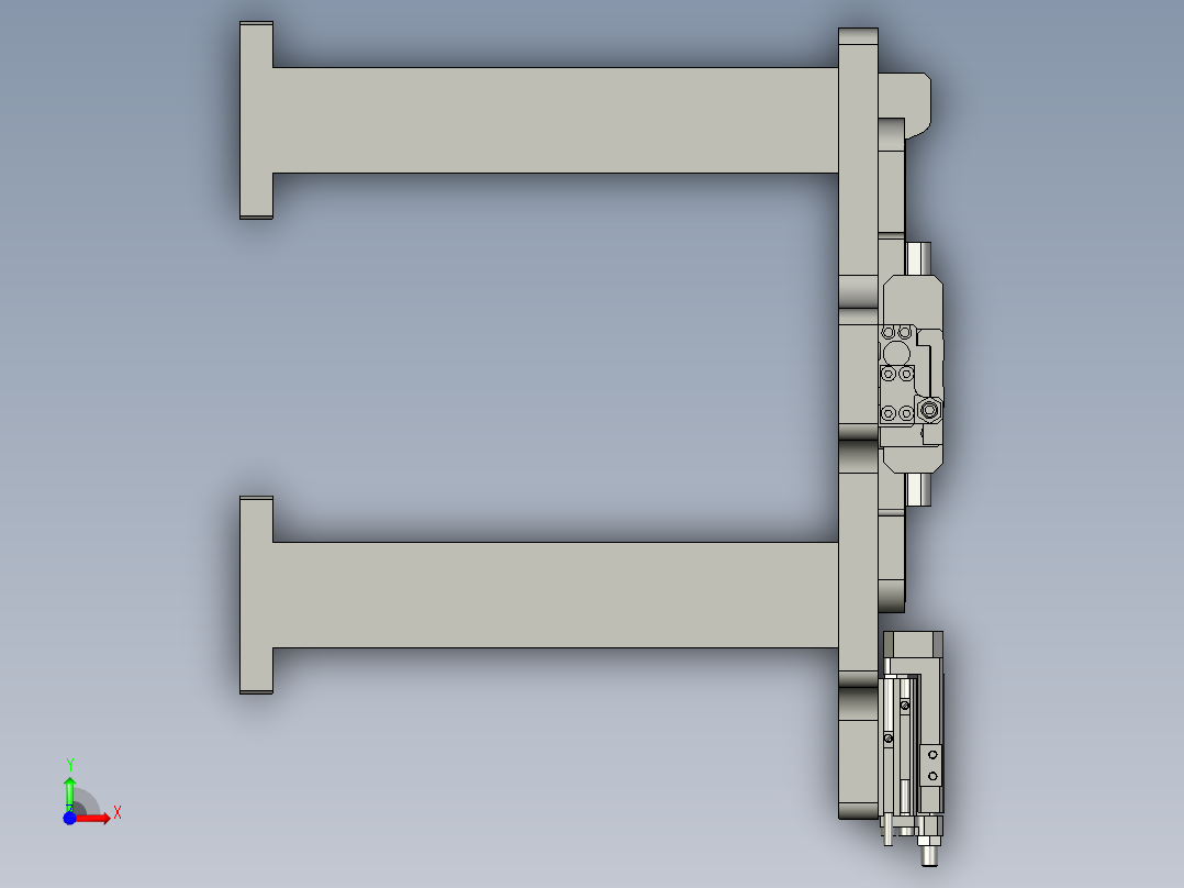 AB-0406-06-08A-ASP二次定位组件前视图