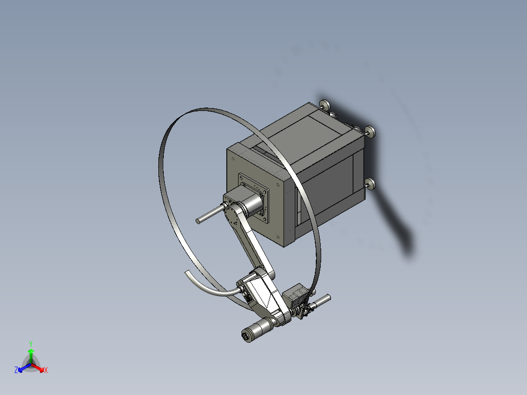 装瓶盖机构主视图