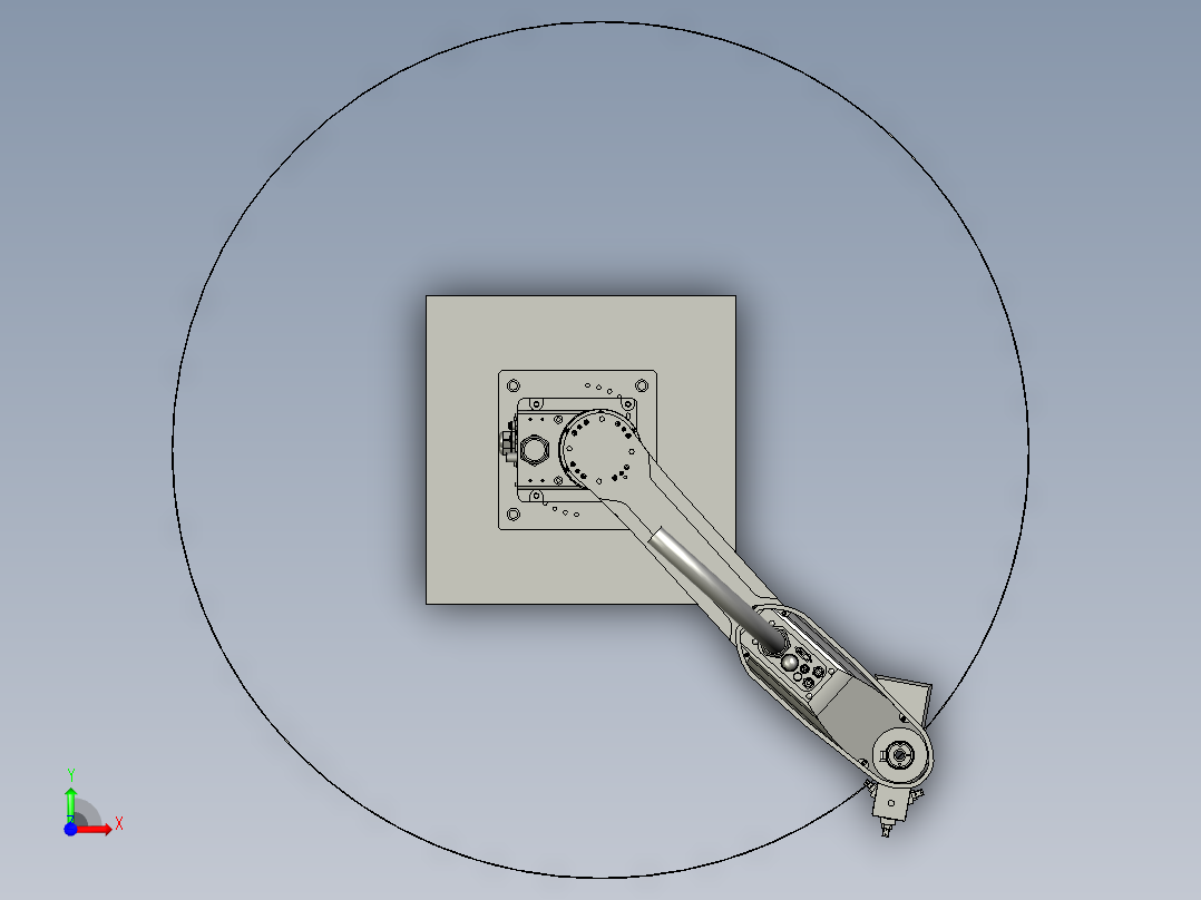 装瓶盖机构前视图