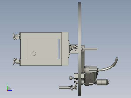 装瓶盖机构左视缩略图