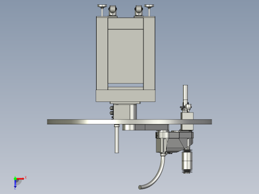 装瓶盖机构俯视缩略图